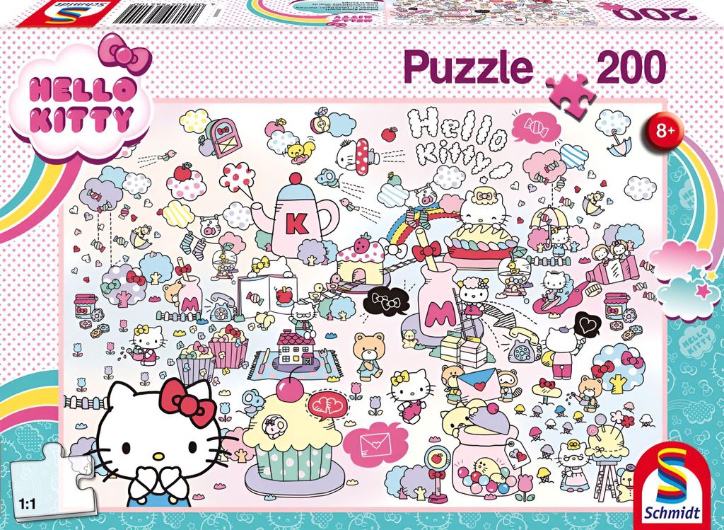 Hello Kittys Welt - Puzzle 200 Teile