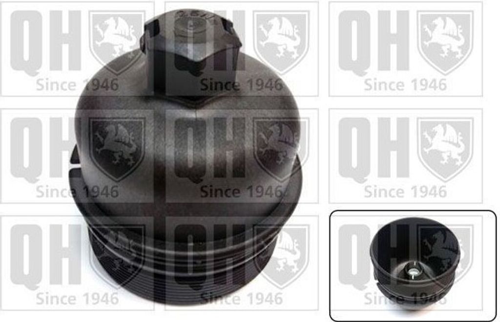QUINTON HAZELL Deckel Ölfiltergehäuse QOC1010 passend für PEUGEOT 508 SW I (8E) 76mm 86mm