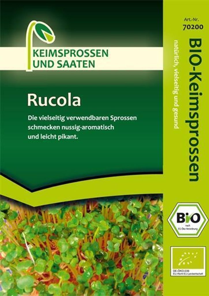 Keimsprossen Salatrauke (Rucola)