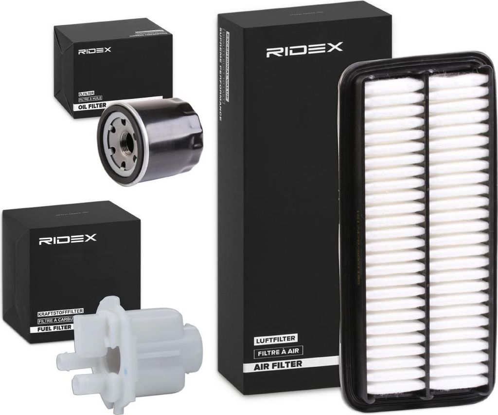 RIDEX Filterset Inspektionspaket Filtersatz für KIA Picanto (SA)