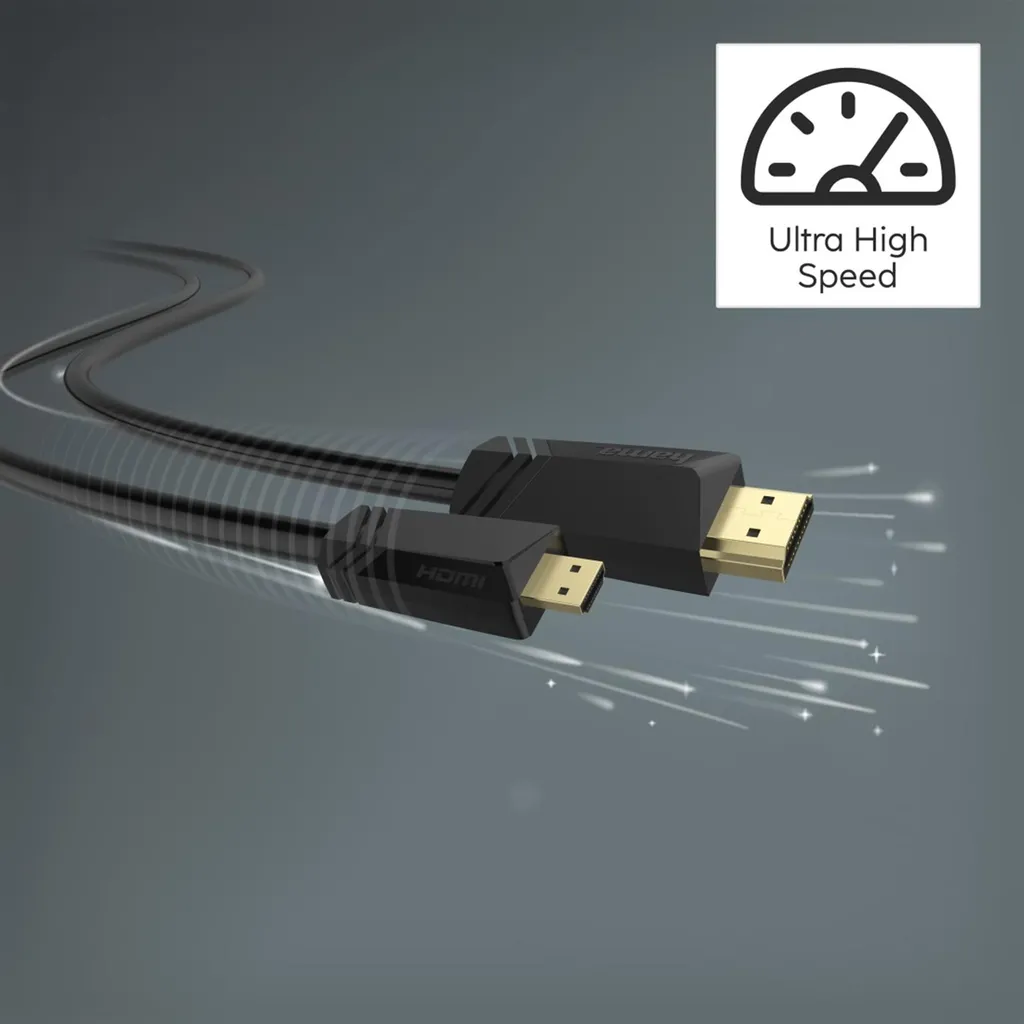 Cavo Professionale Hama Micro HDMI 4K - Standard High Speed 1.5m - 4