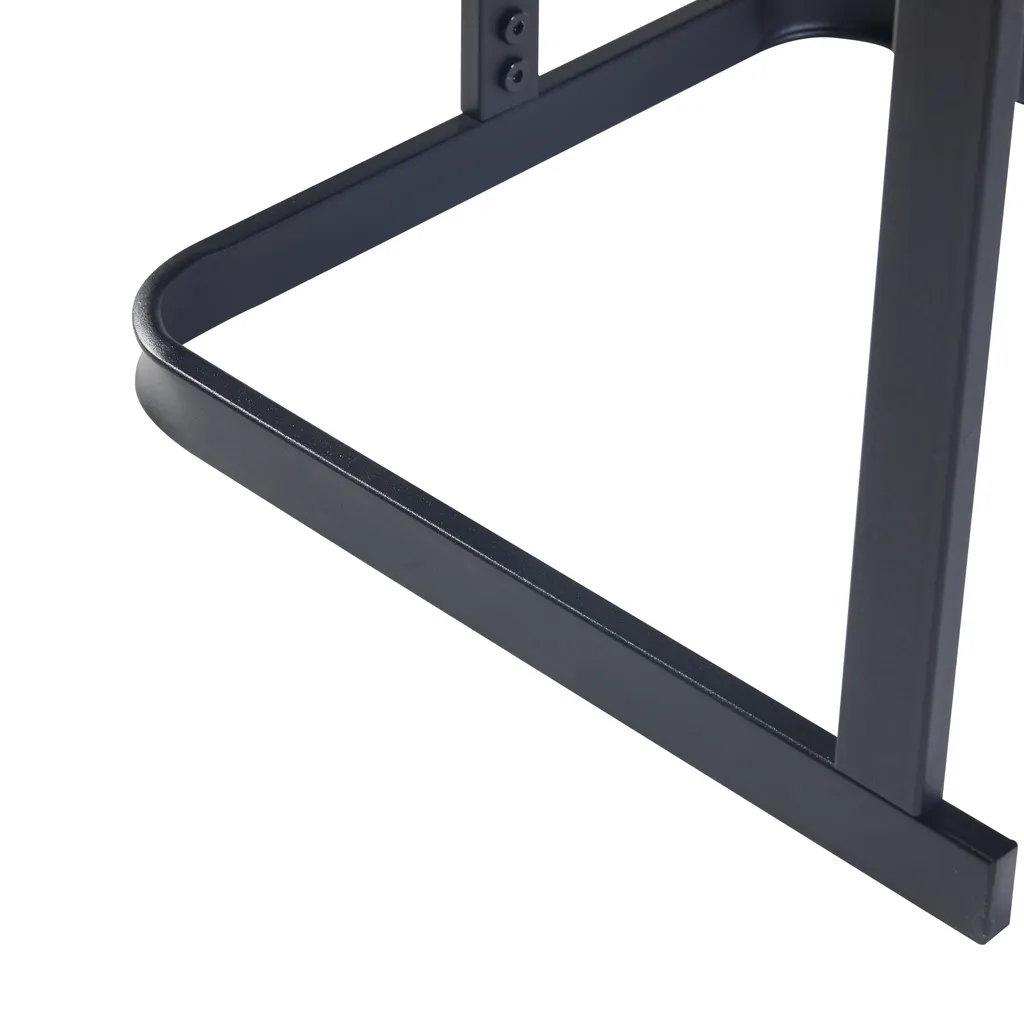 Table basse double Laxå verre et métal noir - Solution petits espaces - 8