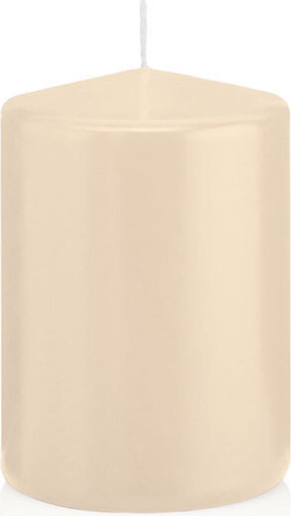 Stumpenkerzen in RAL-Qualität Creme Ø 68 x 100 mm, 12 Stück Produktbild 