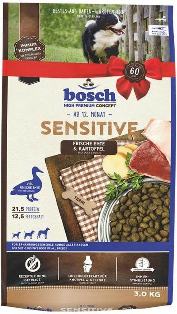 Bosch 3kg Sensibile Anatra & Patate Immagine del prodotto 