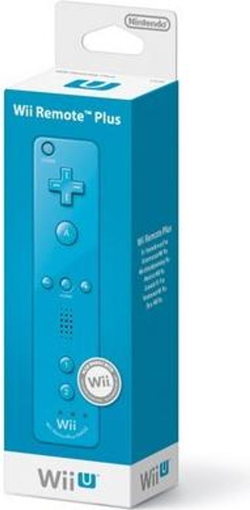 A product box for a Nintendo Wii Remote Plus.