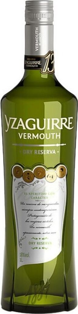 Vermouth Yzaguirre Blanco Extra Dry 1L Aperitif (Wermut) Spanien 100.00 cl 18.0 %