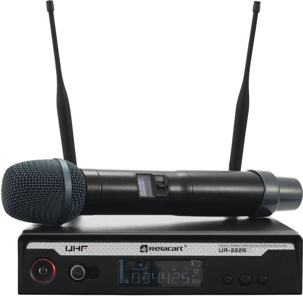RELACART UR-222S 1-Kanal-UHF-System 823-832 + 863-865 MHz