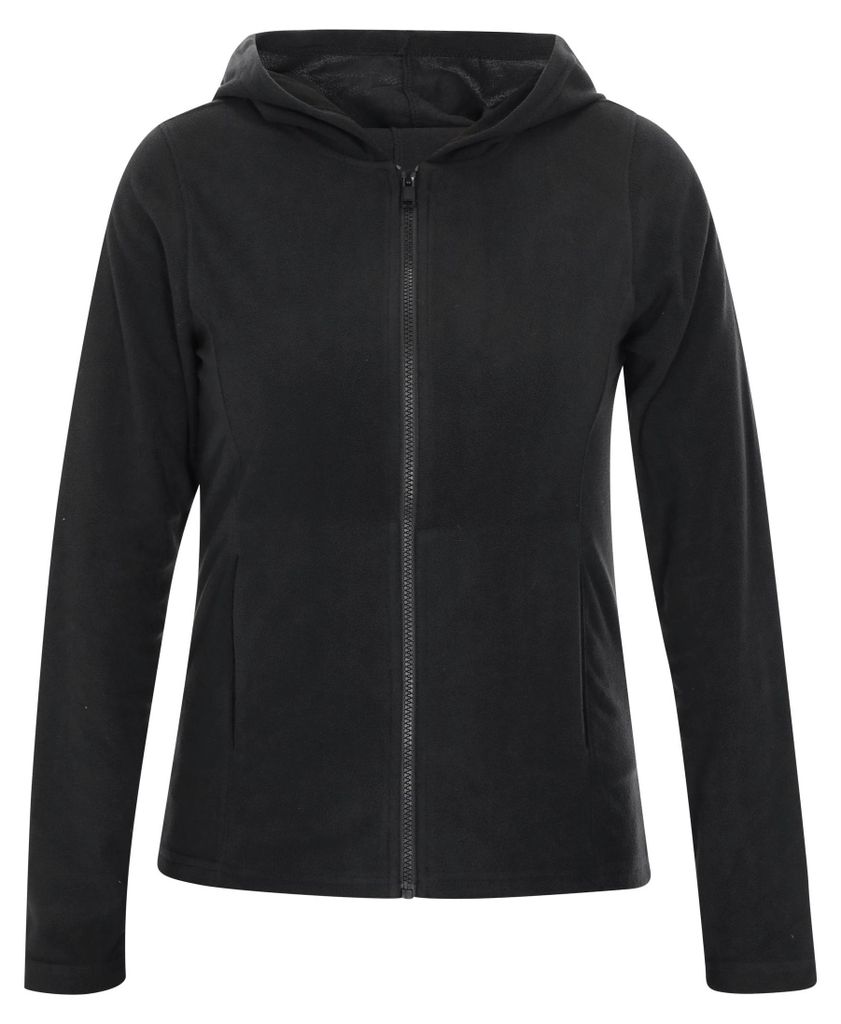 AODA damen fleecejacke - schwarz, L