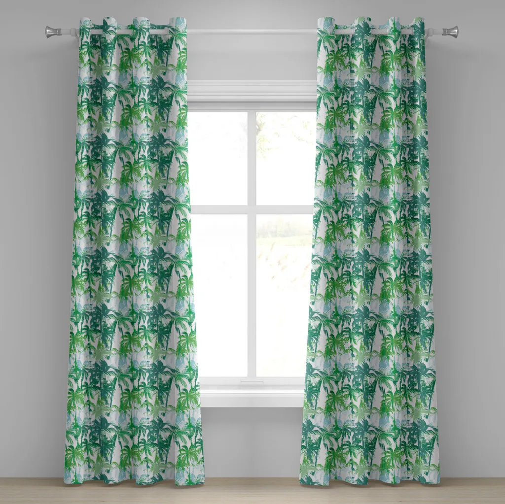 Tende Decorative Jungle ABAKUHAUS 2 Pannelli 280x225 - Stile Esotico