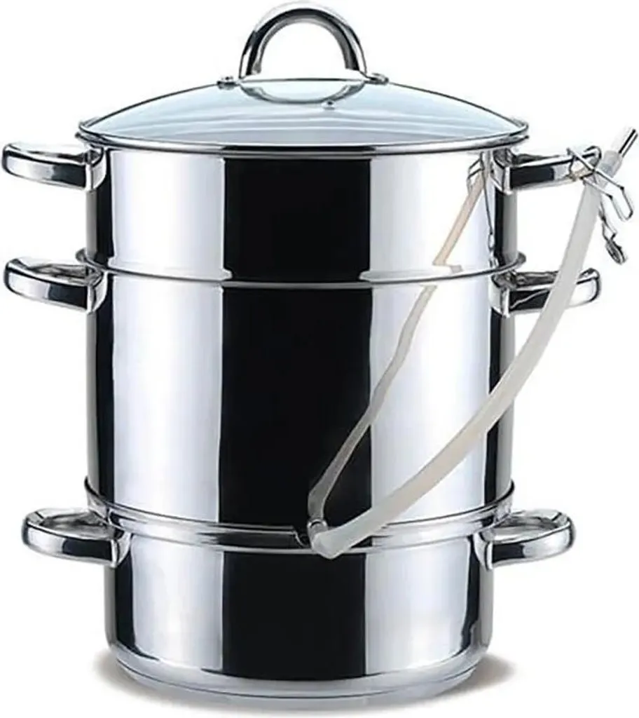 Succhiera a Vapore Maestro MR-1030 8L: Succo Naturale al 100% Inox