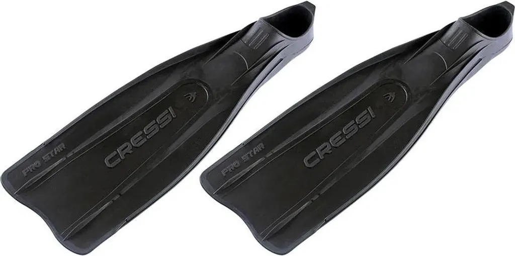 Palmes de plongée Cressi Pro Star Noir EU 43-44 pour piscine et mer