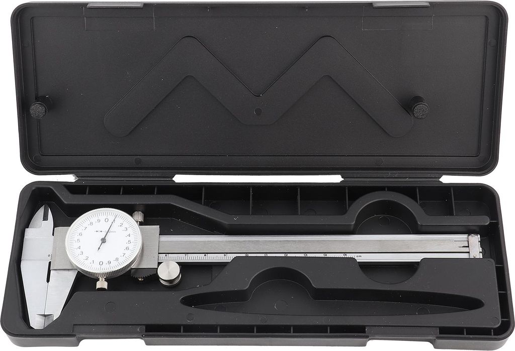 0150 mm/0,02 mm Stoßfester Nonius-Messschieber, metrisches Messwerkzeug