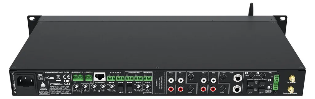 Éliminez les zones mortes avec le préampli stéréo Intusonic PAA42+