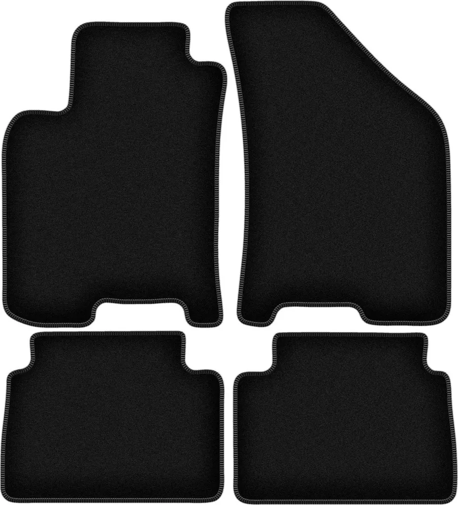 Tappeti Chevrolet Lacetti (2003-2012) Neri in Velluto - Kit Completo