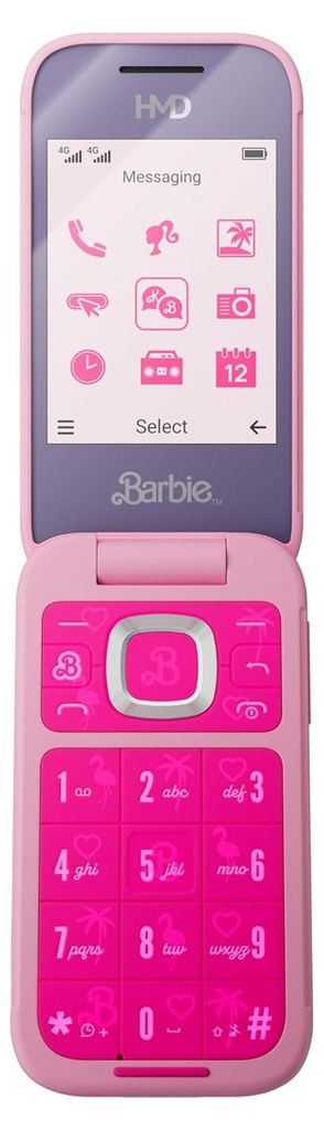 HMD Barbie Phone 4G flip phone Power Pink Obrázok produktu 