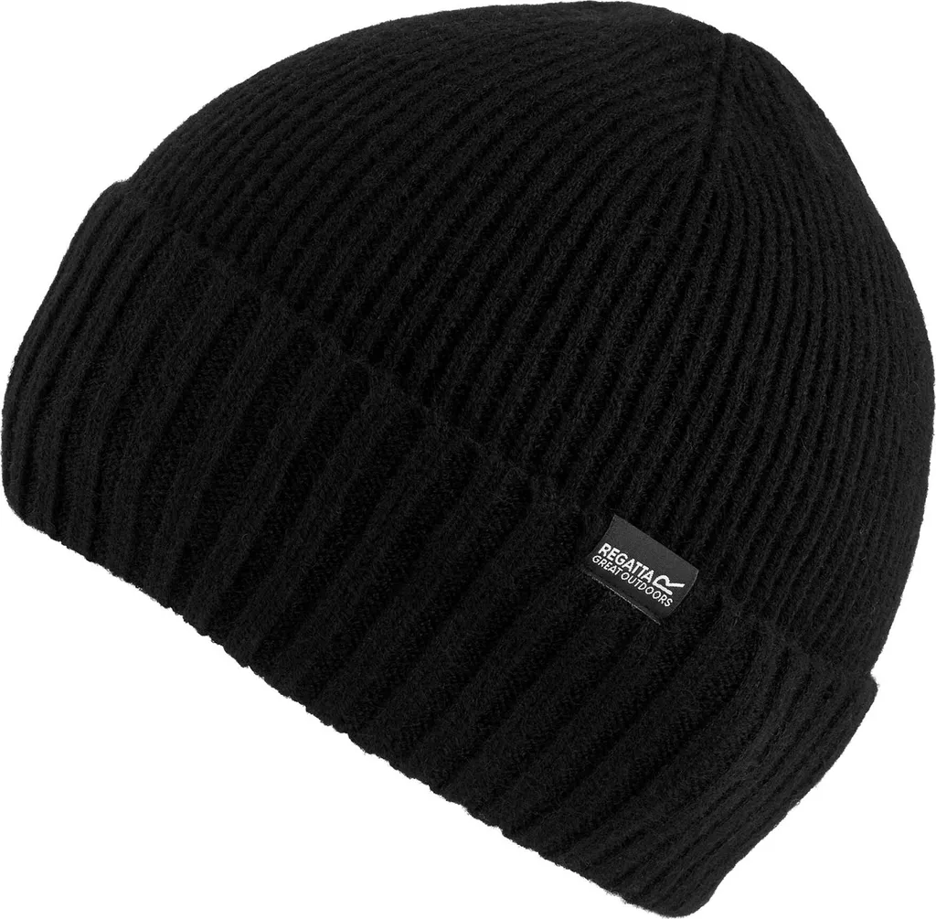 Bonnet Regatta Ribbed Basic Beanie - Maille souple et revers doublé - 2