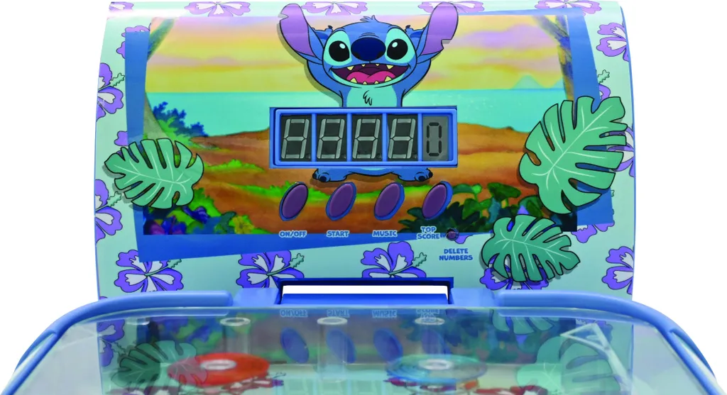 Flipper de table électronique interactif Stitch bleu pour salon - 3