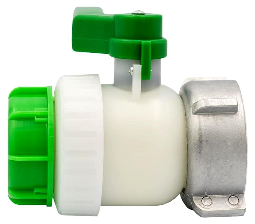 Stabilo-Sanitaer IBC Container Hahn S75x6 ÜWM 75 mm PE Kunststoff Kugelhahn