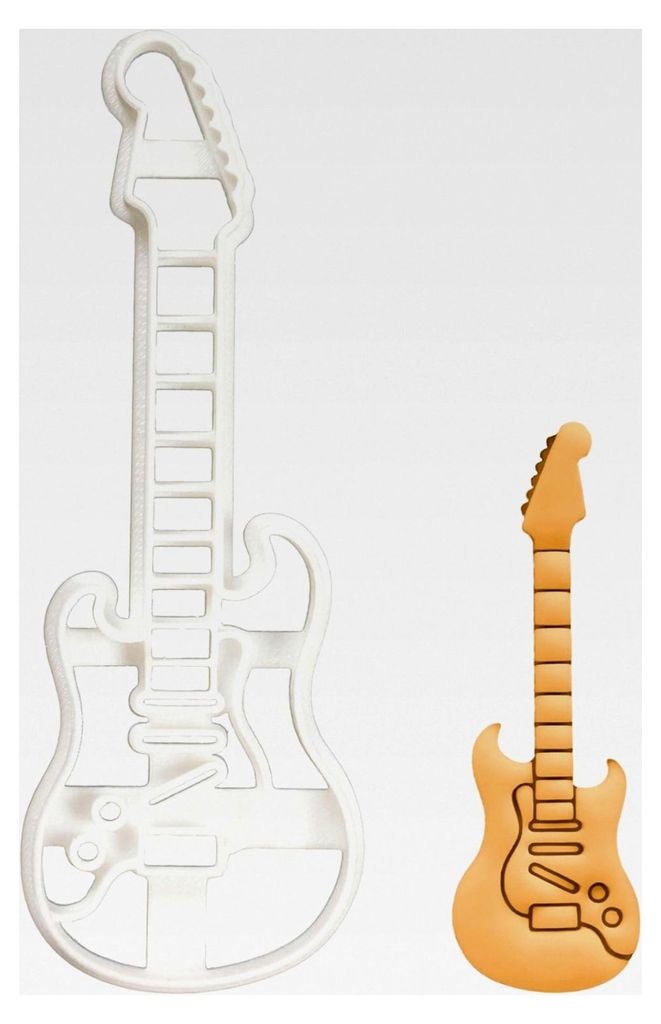 Ausstechform E-Gitarre, 1 Stück