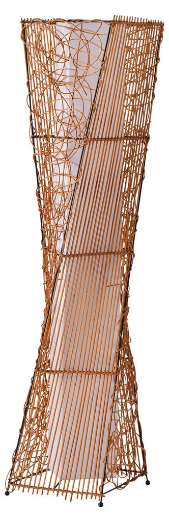 Stehleuchte SKOV 35048 Ø26CM 2 flammig, E27 Bambus, Rattan Produktbild 