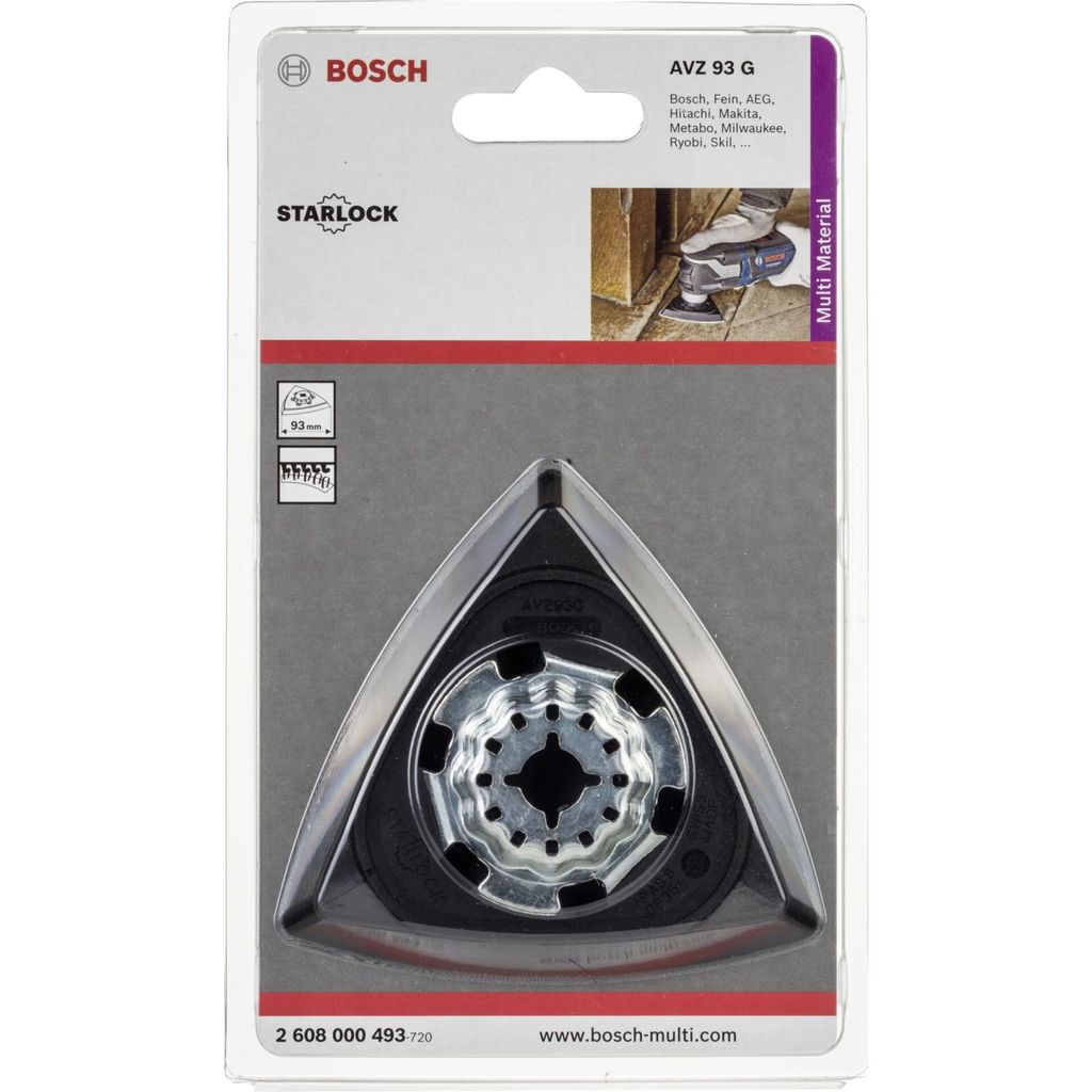 Bosch 2 608 000 493, Plattenschleifer, Universal, Holz, Produktbild 