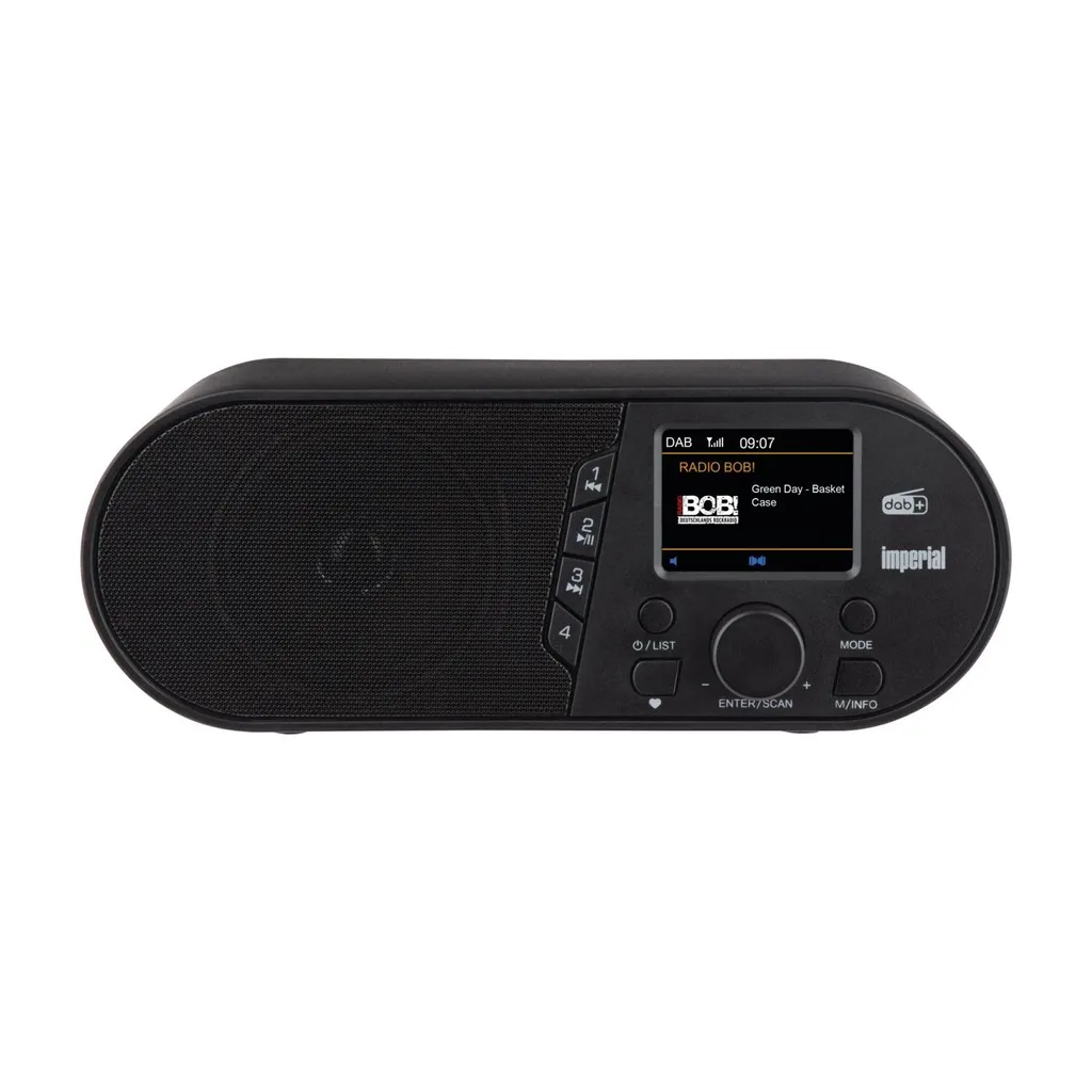 Poste Radio Internet WiFi Imperial DABMAN d105 Noir pour Cuisine Bureau