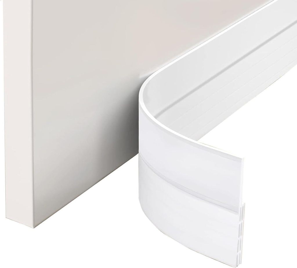 Selbstklebende Türdichtungen - Zugstopper gegen Insekten - Ersatzdichtung - wetterbeständig - Schallisolierung - Silikon Türstopper - 100 x 5 cm...