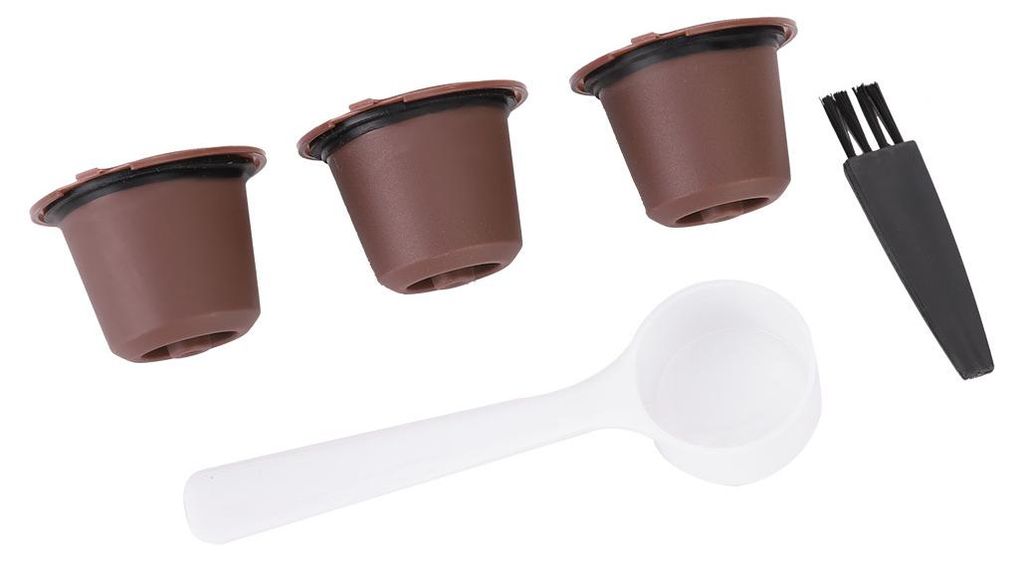 3Pcs Haushalt Wiederverwendbare Kaffee Kapseln Filter Produktbild 