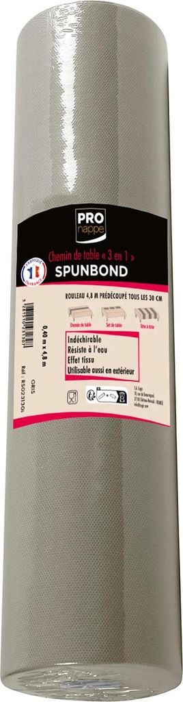 Pronappe 12x 3 in1 auf Rolle, Spunbond, 48x0,40m Grau RS023130I