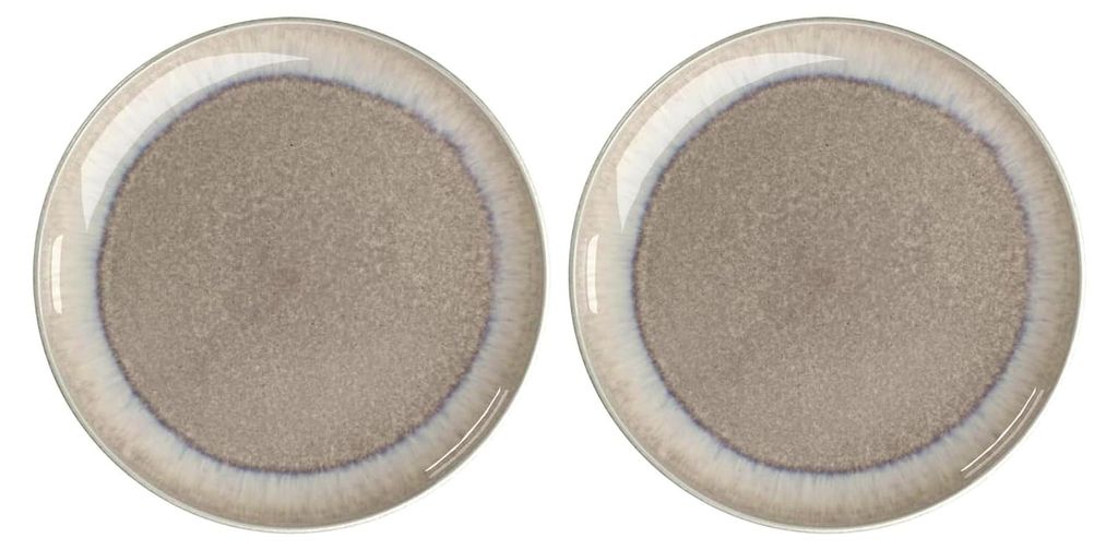 Frühstücksteller Perlemor Sand 24 cm (2er-Pack)