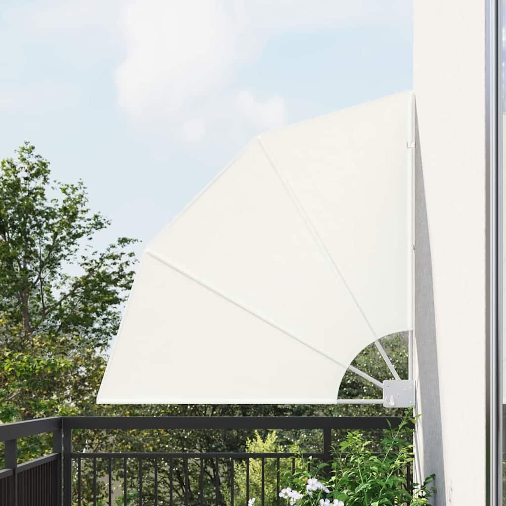 Möbel Balkon Sichtschutz Creme 115 x 115 cm Stoff - Sonnensegel 42000942