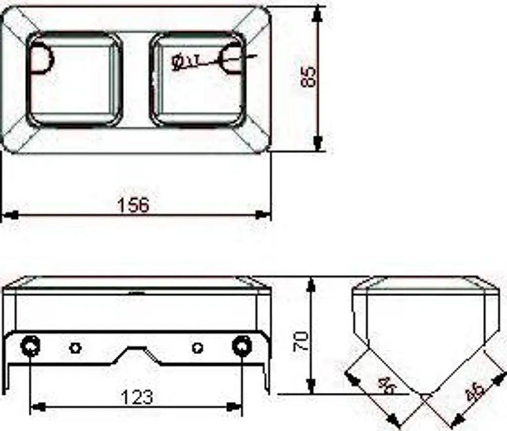 Boîtier Double pour Installation Électrique en Saillie Reflex SI Blanc - 3