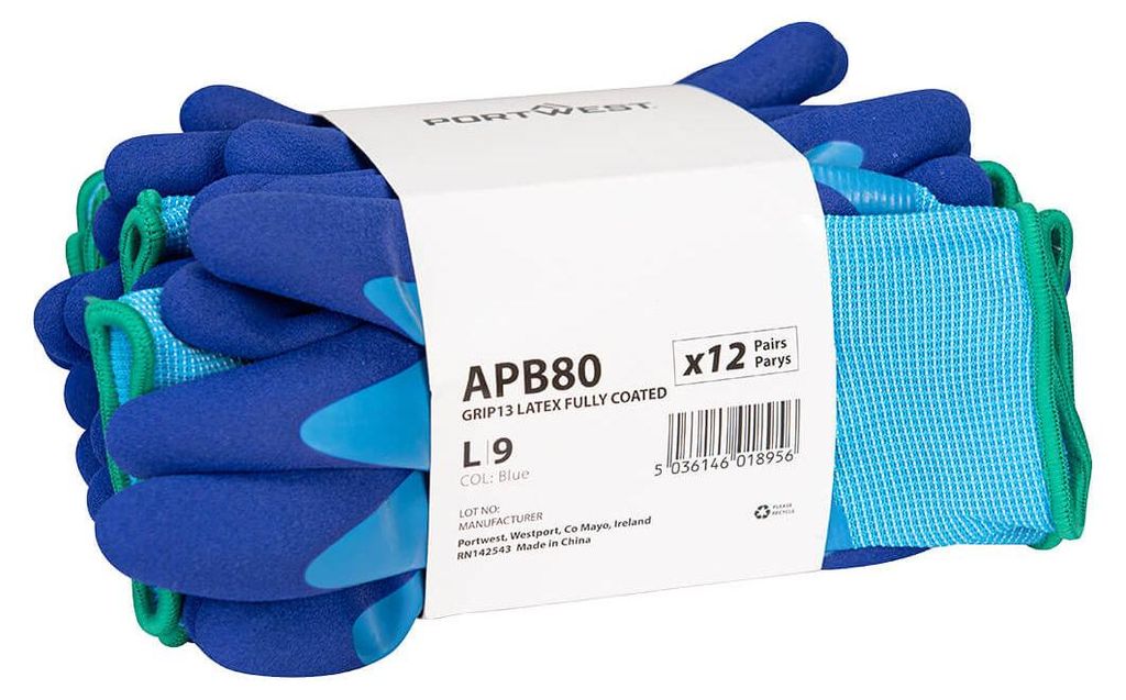 Dermiflex Essential Multipack (pk12) - Größe S - Blau - Portwest