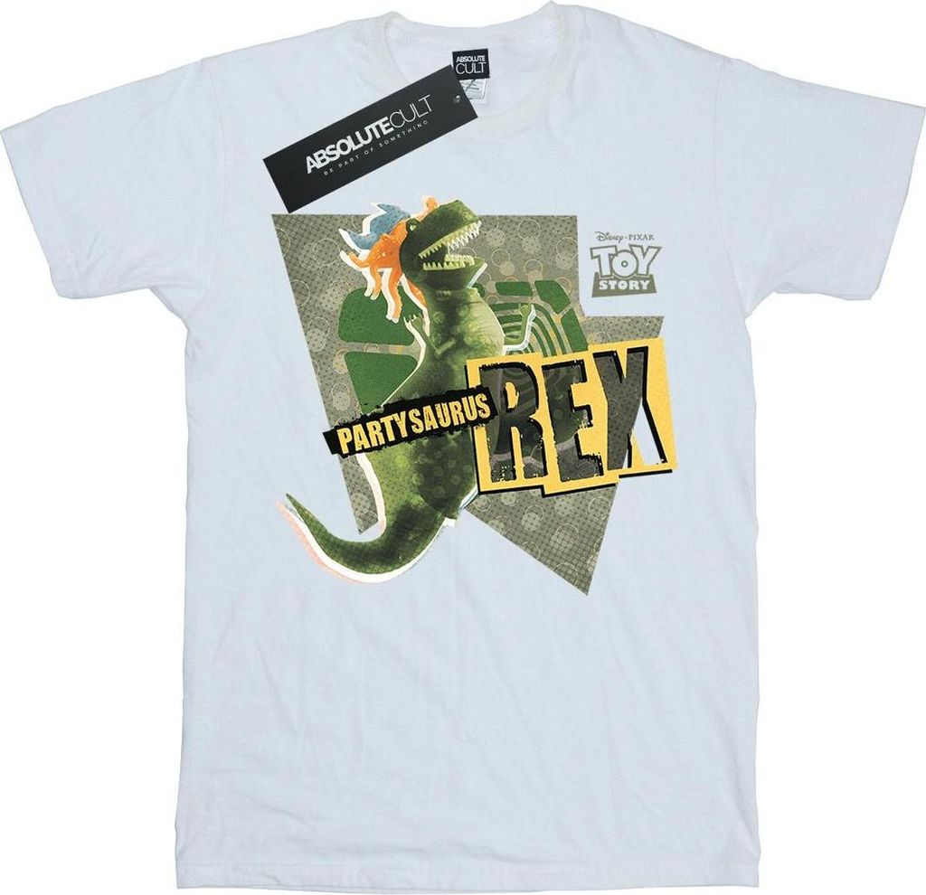 Disney - "Toy Story Partysaurus Rex" T-Shirt für Jungen BI39522 (116) (Weiß)