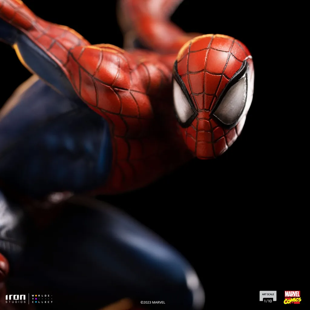 Diorama Spider-Man de collection en résine peinte à la main 1/10 - 10