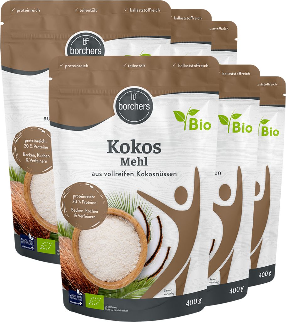 BORCHERS Kokosmehl (6x400g)