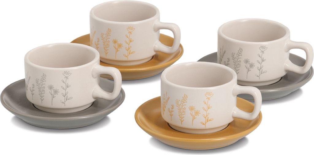 Zeller 8dílná sada na espresso, kamenina, 6,3 x 4,6 cm, 70 Obrázek produktu 