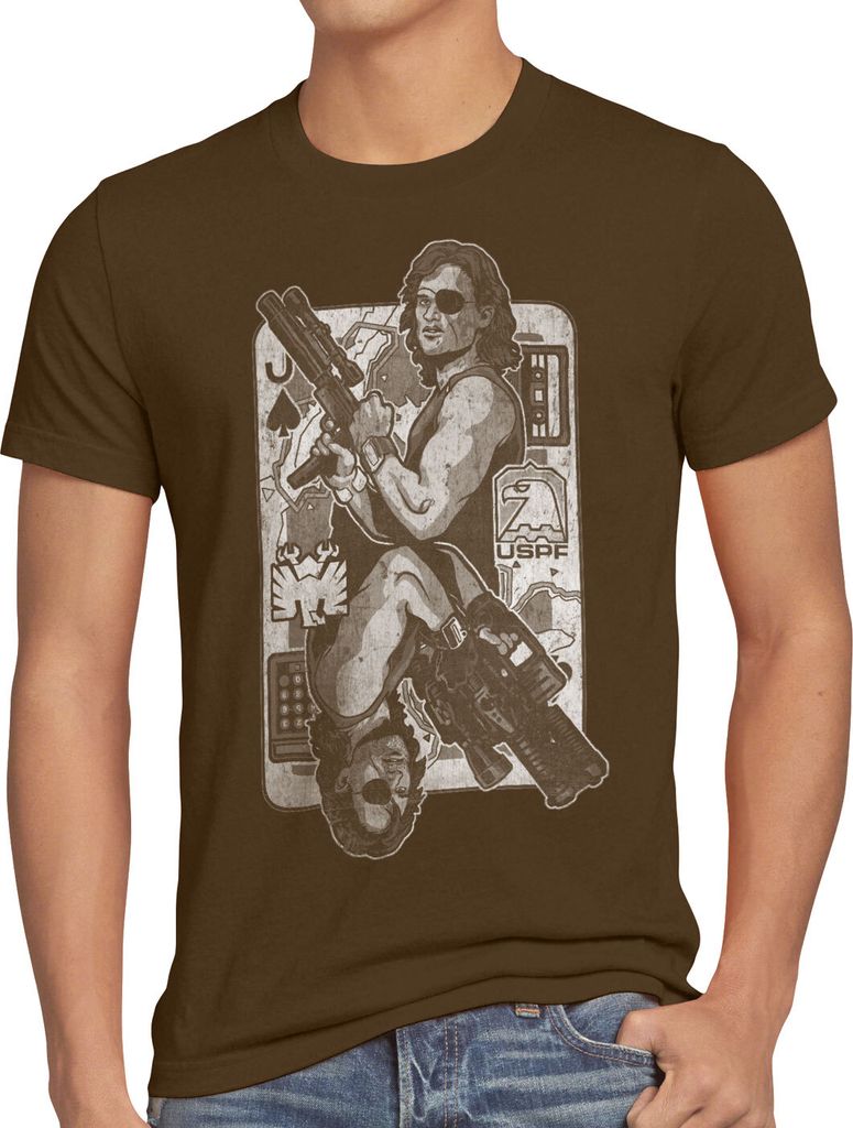 style3 Snake Plissken Herren T-Shirt die klapperschlange new york