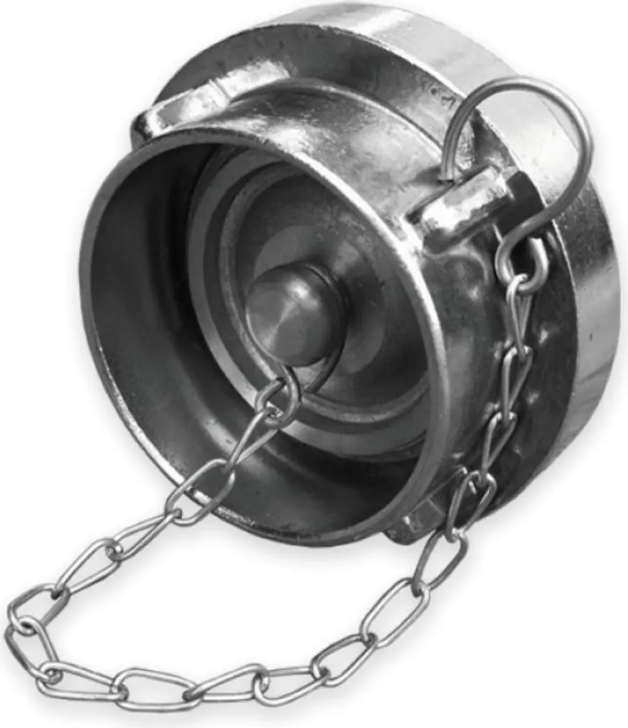 Bouchon de raccord pompier Storz A 4'' avec chaînette de protection