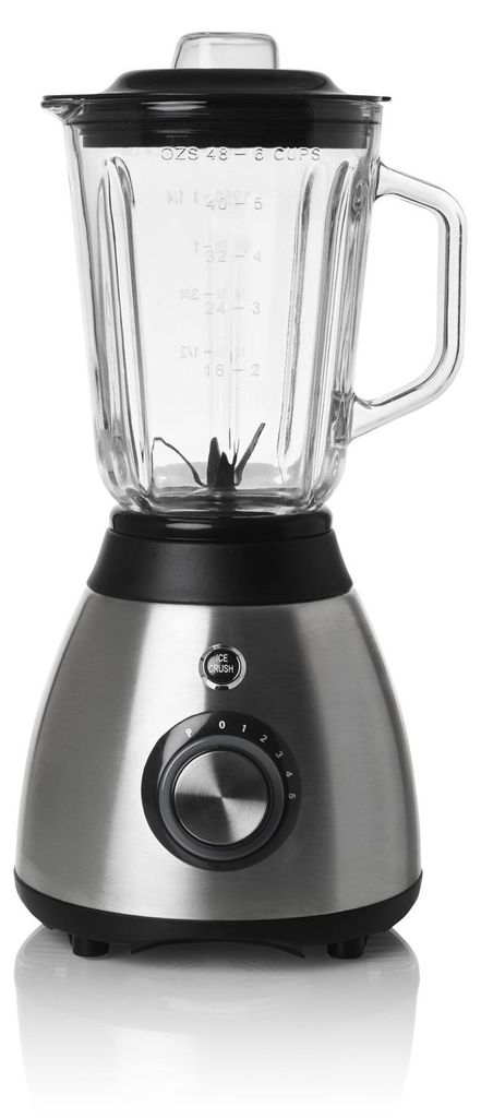 Melchioni Frullo Glass 0 l Tischplatten-Mixer 600 W Schwarz, Stahl