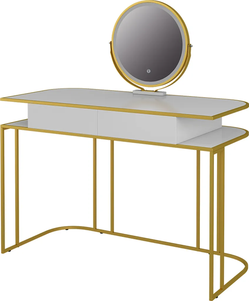Coiffeuse Vicco Tiara 110cm : Finissez-en avec le Désordre de Maquillage