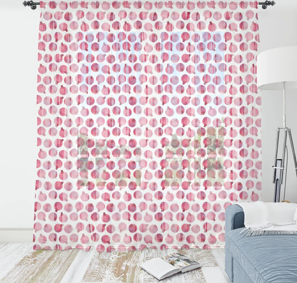 Grande Arazzo Melograni 274x274 - Telo Arredo Lavabile Satin