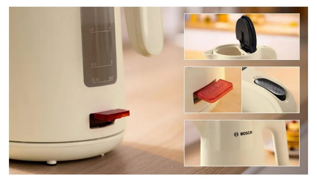 Bouilloire Bosch TWK 2M167 Idéale pour Thé et Café Préparation Rapide