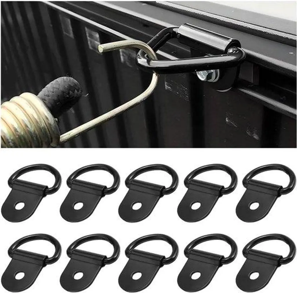 Anneaux en D inox 62 x 55 mm : stoppez les chargements instables, 10x