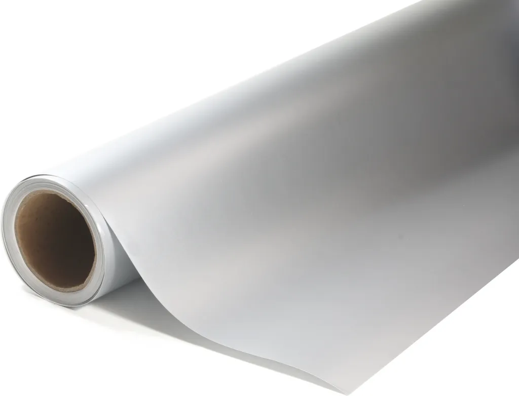 Film wrap argent mat pour masquer les rayures de carrosserie auto