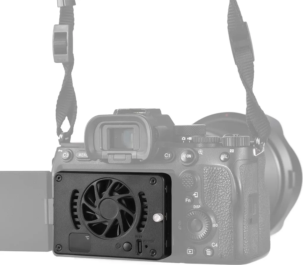 Refroidisseur externe USB pour smartphone et boîtier photo avec OLED