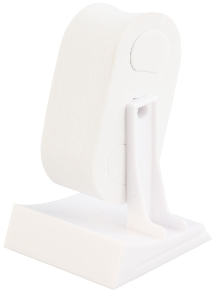 Uhrenständer weiß für eine Uhr / Blanco Aufsteller