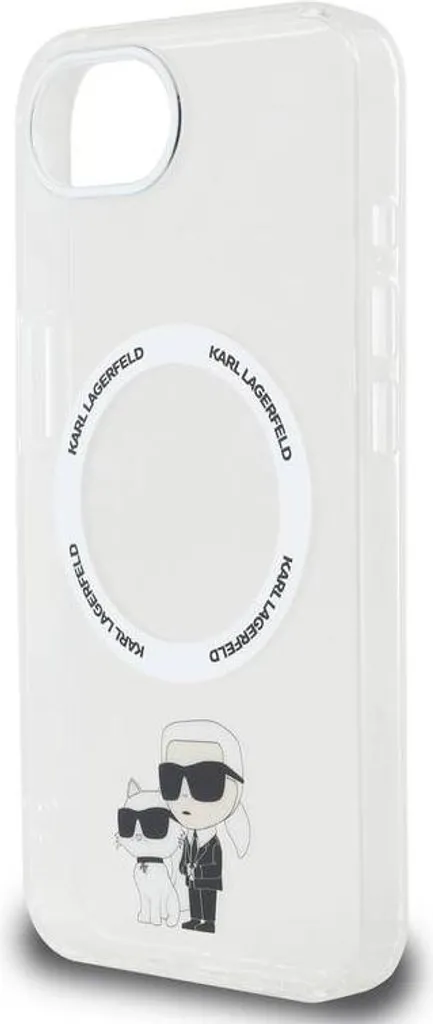 Coque iPhone 16e Antichoc MagSafe Karl Lagerfeld Transparente et Robuste