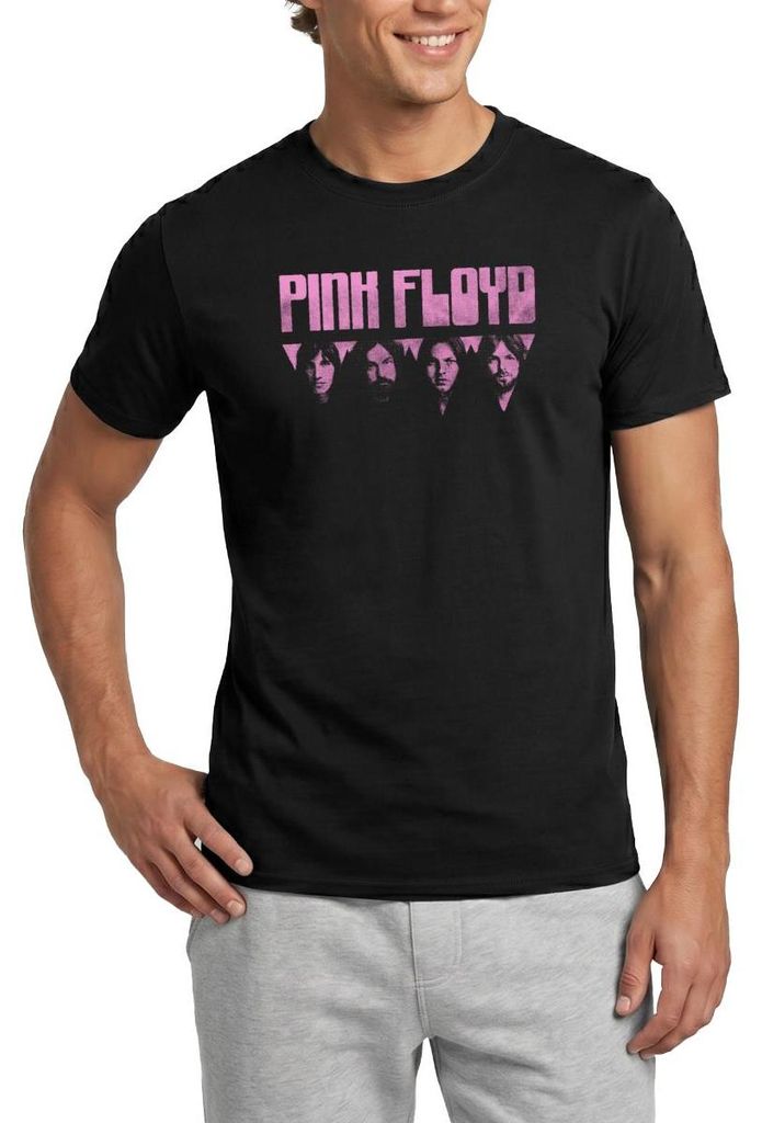 Spreadshirt Pink Floyd Logo Pink Männer T-Shirt, 3XL, Schwarz