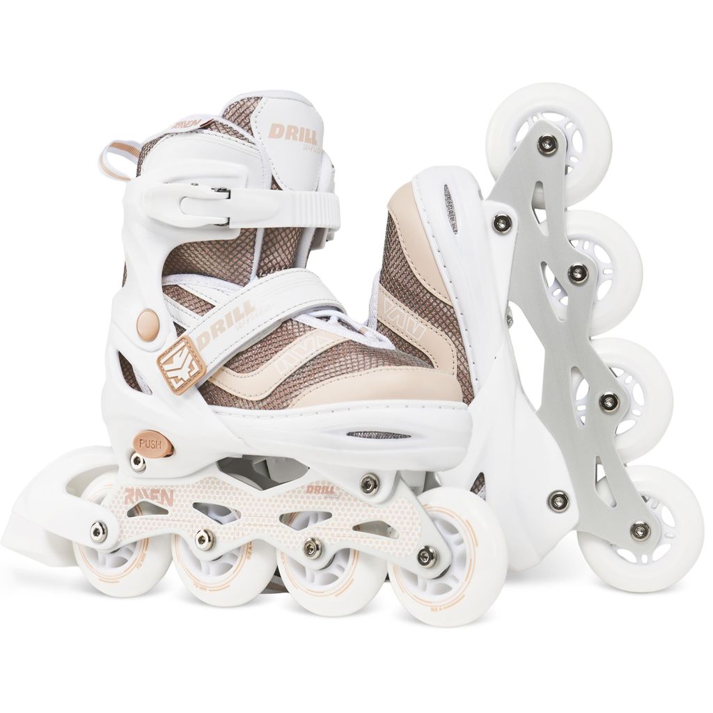 Inlineskates Inliner Raven Drill White/Coffee 38-42 Produktbild 